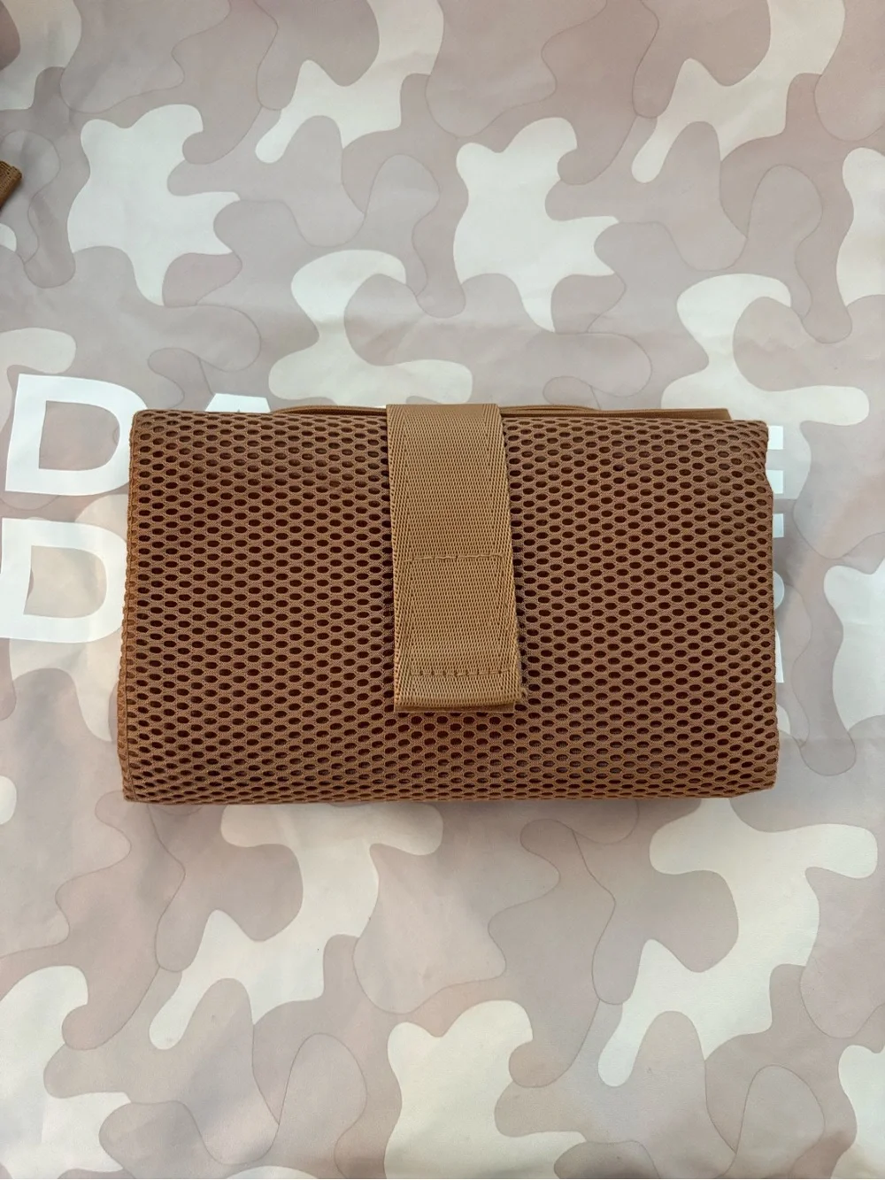 DAGNE DOVER INDI NEOPRENE DIAPER BACKPACK IN CAMEL